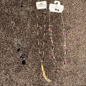 Long necklace lot